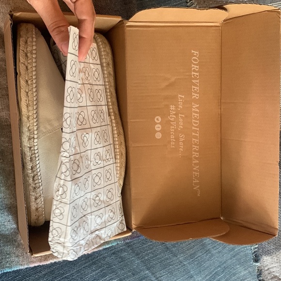 NEW IN BOX VISCATA Beige Espadrille Loafers // Size 44 [Shipping without box] - Picture 4 of 5